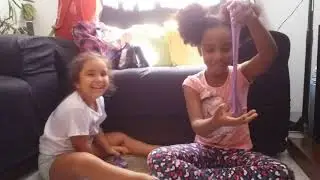 Brincando de slime metalizado Ec&atilde;o!😝