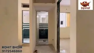 Thane West nearby Balkhum Beach kasheli toll naka ready to move flat 1Bhk 25 lakhs with registration
