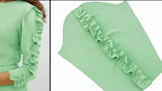 Super Easy Sewing Hacks for Beginners | Learn to Sew This Beautiful Sleeve Step by Step