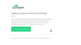 Update Payment Info