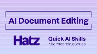 Stop Editing Documents Manually (AI Can Do It Now) | Hatz AI