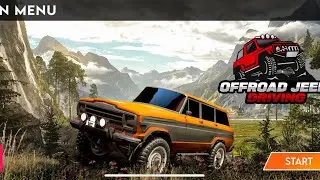 Thar offRoading jeep |￼पहाड़ों पर कार racing | offline game best car racing thar | #thar #scorpio