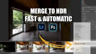 Автоматическое смешивание HDR в Photoshop и Lightroom для фотосъемки недвижимости