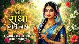 Shri Radha Shri Radha Naam Jap 1008 Baar | श्री राधा श्री राधा नाम जप | Radha Dhun, Radha Jap Mantra