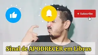 Sinal de APODRECER em Libras 
