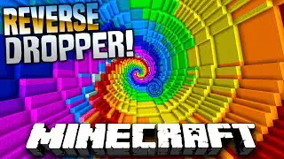 REVERSE DROPPER MAP?! | Minecraft FLIPPED PARKOUR!