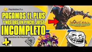 Godfall Challenger Edition - Pagamos el Playstation Plus y nos dan un pinche juego incompleto