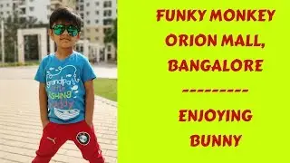 Funky Monkey Play Center Bangalore - Enjoying Bunny #funkymonkey #bangalore #kidsplaying