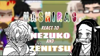 hashiras react to kamaboko squad // nezuko&zenitsu // slight zennezu // manga spoilers // 1/3