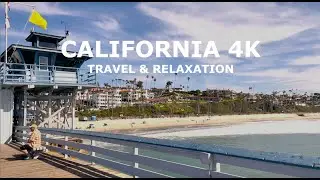 4K California Best place to visit | San Clemente | Orange County Ocean Front Walk Beach Pier