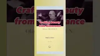 How to make dissonance sound beautiful #messiaen #prelude #musictheory #musicclassroom
