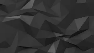 4K 3D Triangle Polygons Move on a Dark Looping Background