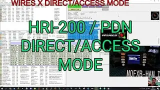 YAESU FTM300 WIRES X NODE &mdash; режим прямого доступа