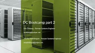 Datacenter Bootcamp Intent Based Networking with Apstra