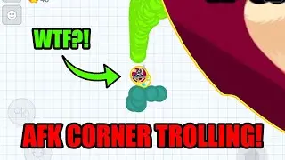 FUNNY TROLLING *AFK CORNER*!😂 Agar.io/Blob.io Mobile - LVL1 KRAKEN DESTROYING TEAMS - MACRO REVENGE