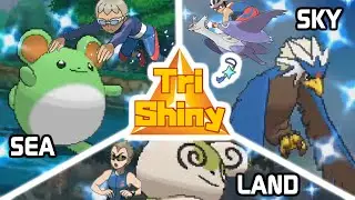 523 - 3 Shinies in 1 Weekend: Completing the TriShiny: a shiny hunting triathlon in Alpha Sapphire!