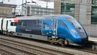 Avanti Class 805's departing Stafford