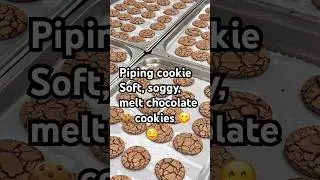 #Piping satisfied, soft soggy, melt #chocolate #cookie cracking #love #maskychef #passion #chef