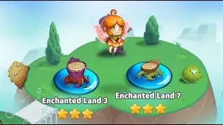 Merge Magic - GET ALL 3 Stars in Enchanted Land 2 & 7