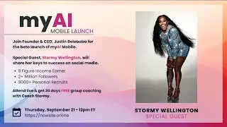 Nowsite - Launch myAI Mobile with Special Guest, Stormy Wellington