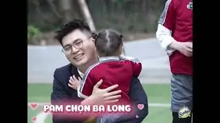 Pam và Đậu siu đáng iu trong chương trình Mẹ vắng nhà - Ba là siêu nhân