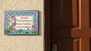The Most Beautiful Name Plate I&rsquo;ve Ever Made | DIY Lipan Art