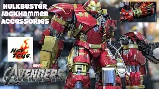 Hot Toys Hulkbuster Accessories JackHammer Arm Veronica POD Avengers Age of Ultron ASC006 IRON MAN