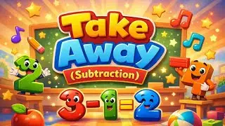 Take Away! 🔢 Learn Subtraction for Kids (Easy Math 1&ndash;5)