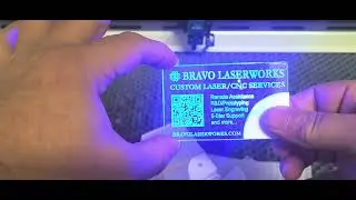 Bravo Laserworks LED Illuminated Business Cards