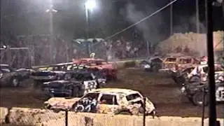 Saline Demo Derby car built from scrap
