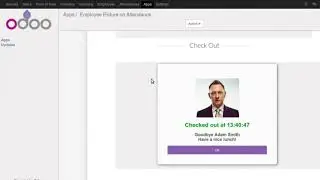 Odoo - Employee Picture on Attendance