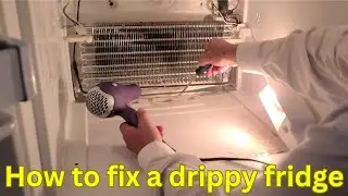 How to fix a dripping leaky fridge