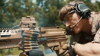 Advanced machine gun used by the U.S. military