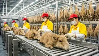 Inside the Saiga Antelope Factory: From Wild Steppe to Luxury Steak & Leather (Full Process)
