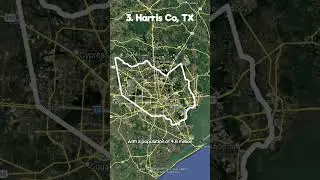 The Most Populated US Counties #geography