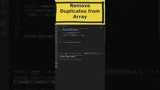 Remove Duplicates from Array using reduce and set methods in javascript. 