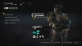 WARDEN REP 14 SEASON 5 GEAR OPENING FOR HONOR