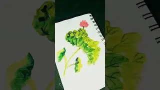 Lotus flower painting #painting #lutus #foryou #flowers #satisfying #easy #shorts #shortsfeed, #easy