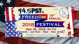 94.5 WPST Freedom Festival 2018 U.S. Army Tease