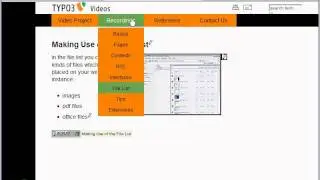 TYPO3 - Tutorial for Editors: 4 Minutes Introduction in TYPO3 4.5 LTS