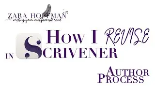 How I #Revise in #Scrivener