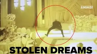 VIDEO: Wedding crasher steals gift box with over $80,000 from newlywed couple
