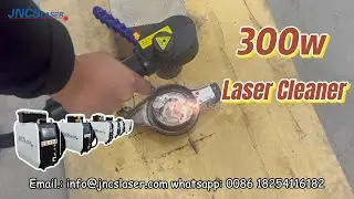 300w pulse fiber laser cleaning machine for auto parts cleaning rust paint oil cleaning