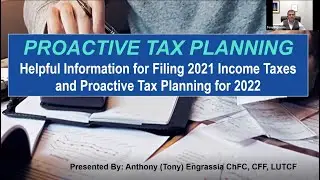 Helpful Information & Proactive Tax Planning