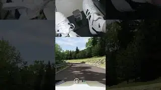 throwing small cars around in a hill climb