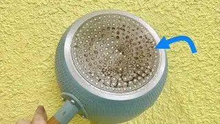 ONLY 1 spoon! all dirt, Oil, Grease. Disappear. Tips and tricks.
