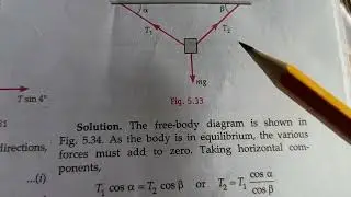 Lami's theorem example questions | Ex. 35,36 |Physics class 11 |