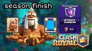 my best season finish with monk battle healer deck | Clash Royale