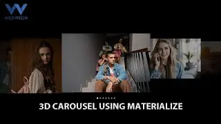 How to Create a Materialize 3D Carousel in HTML, CSS, and jQuery - Easy Guide