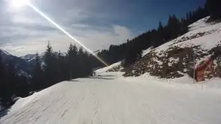 Saalbach / Piste 66 Kohlmais Mittelstation + Piste 52 Maisabfahrt